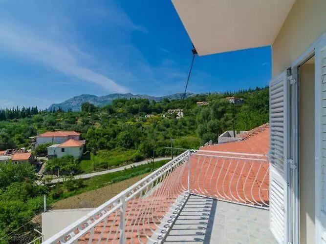 Dalmatian Gem - Two-bedroom With Terrace And Swimming Pool Gruda